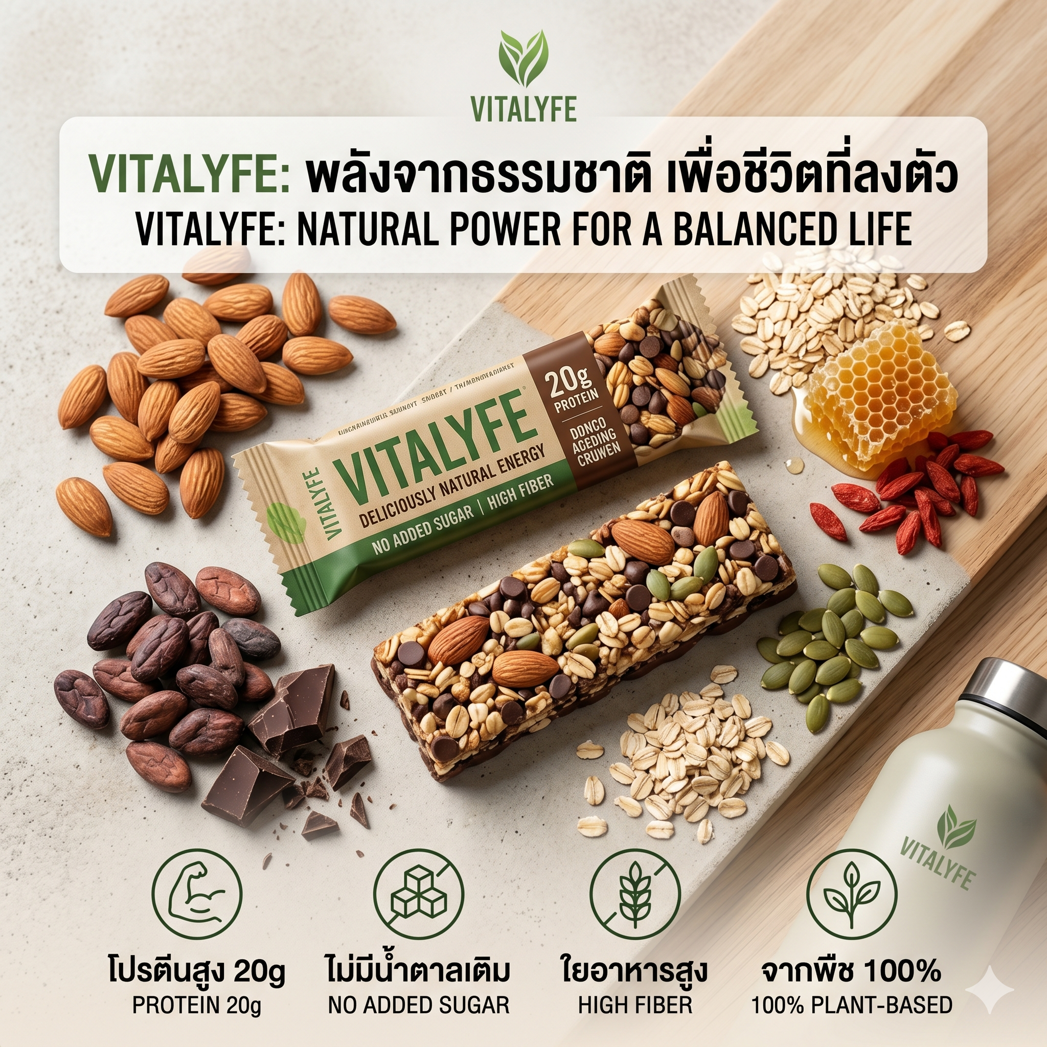 เทรนด์การทำแบรนด์โปรตีนบาร์ 